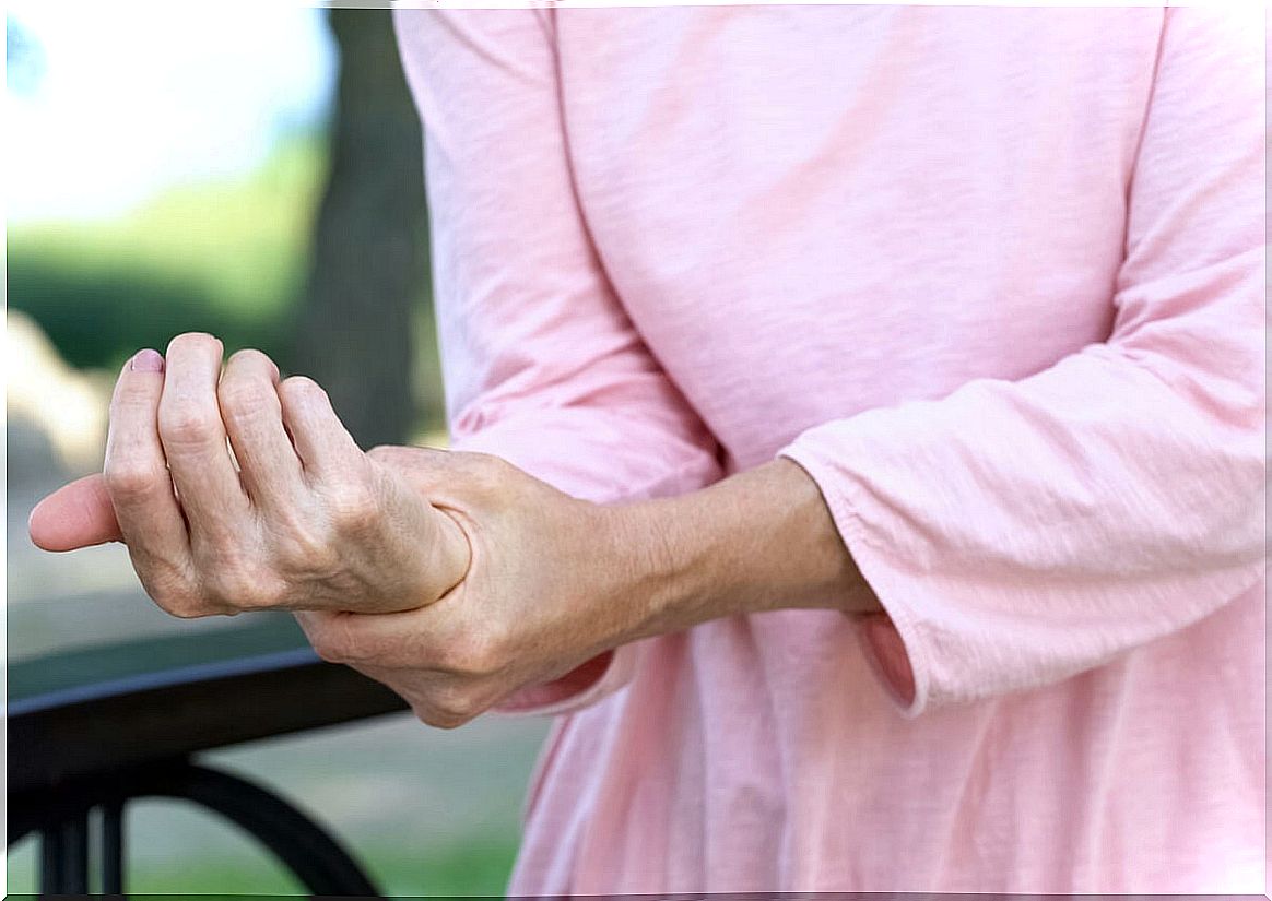 Pain from bone contusion that must be treated with pain relievers.