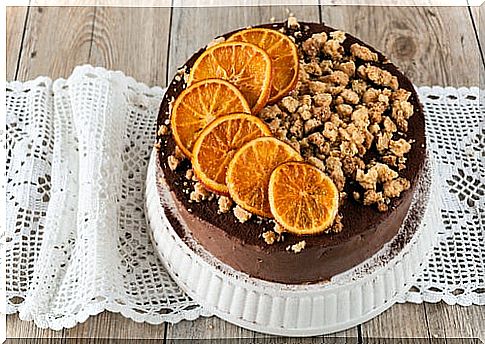 vegan chocolate orange cake