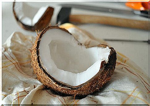 Rag with a coconut on top.