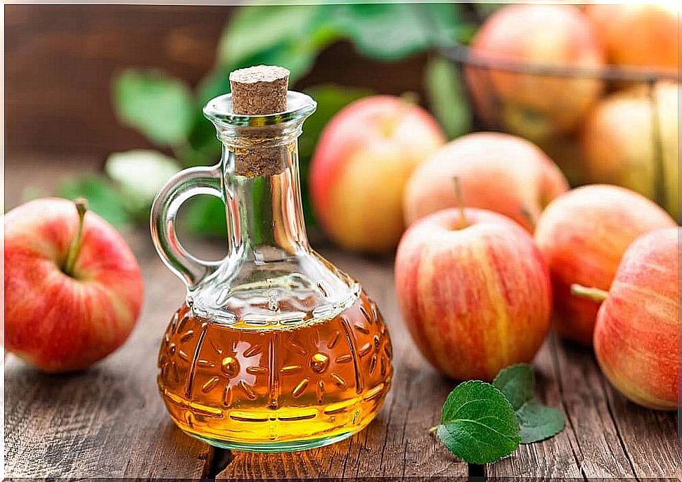 Apple cider vinegar.