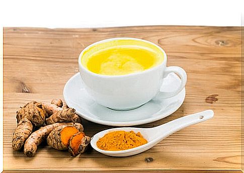 Turmeric juice.