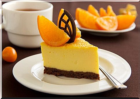 chocolate orange cheesecake