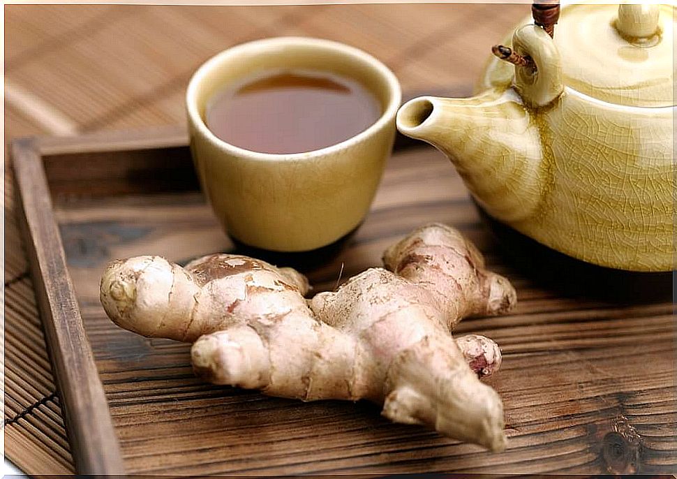 Ginger tea.