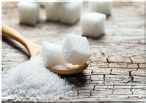 Sugar cubes. 