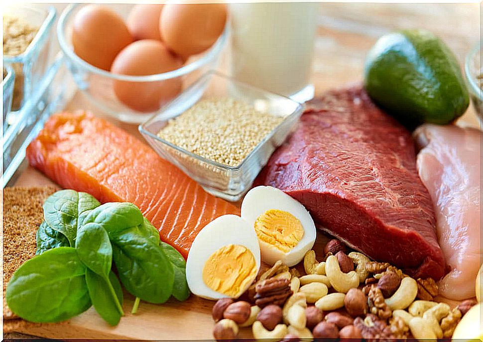 What is the proper amount of protein in a diet